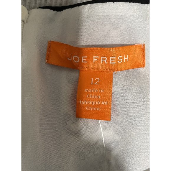 NWT Joe Fresh Women’s tank top Dress blue multicolor paisley Size 12 - Picture 6 of 10